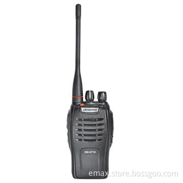 7W Two-way Radio with 3 to 30km Range, Emergency Alarm and Wire Copy Functions